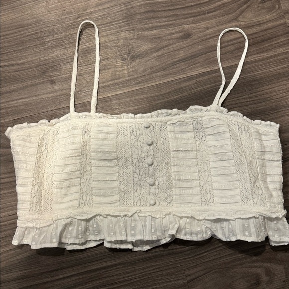 American Eagle Outfitters Tops - AMERICAN EAGLE Bralette Lace Top XL NWT – Boho Chic & Trendy!